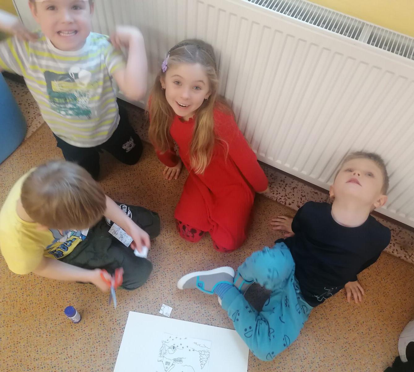 "Zvířátka a ptáčci v zimě" - skupinové práce :-) - 6