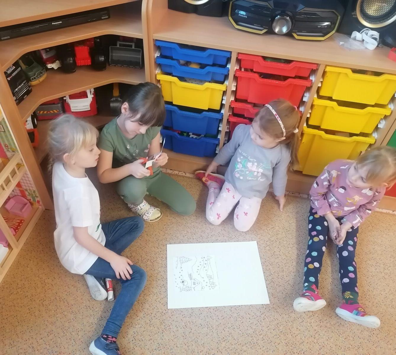 "Zvířátka a ptáčci v zimě" - skupinové práce :-) - 7