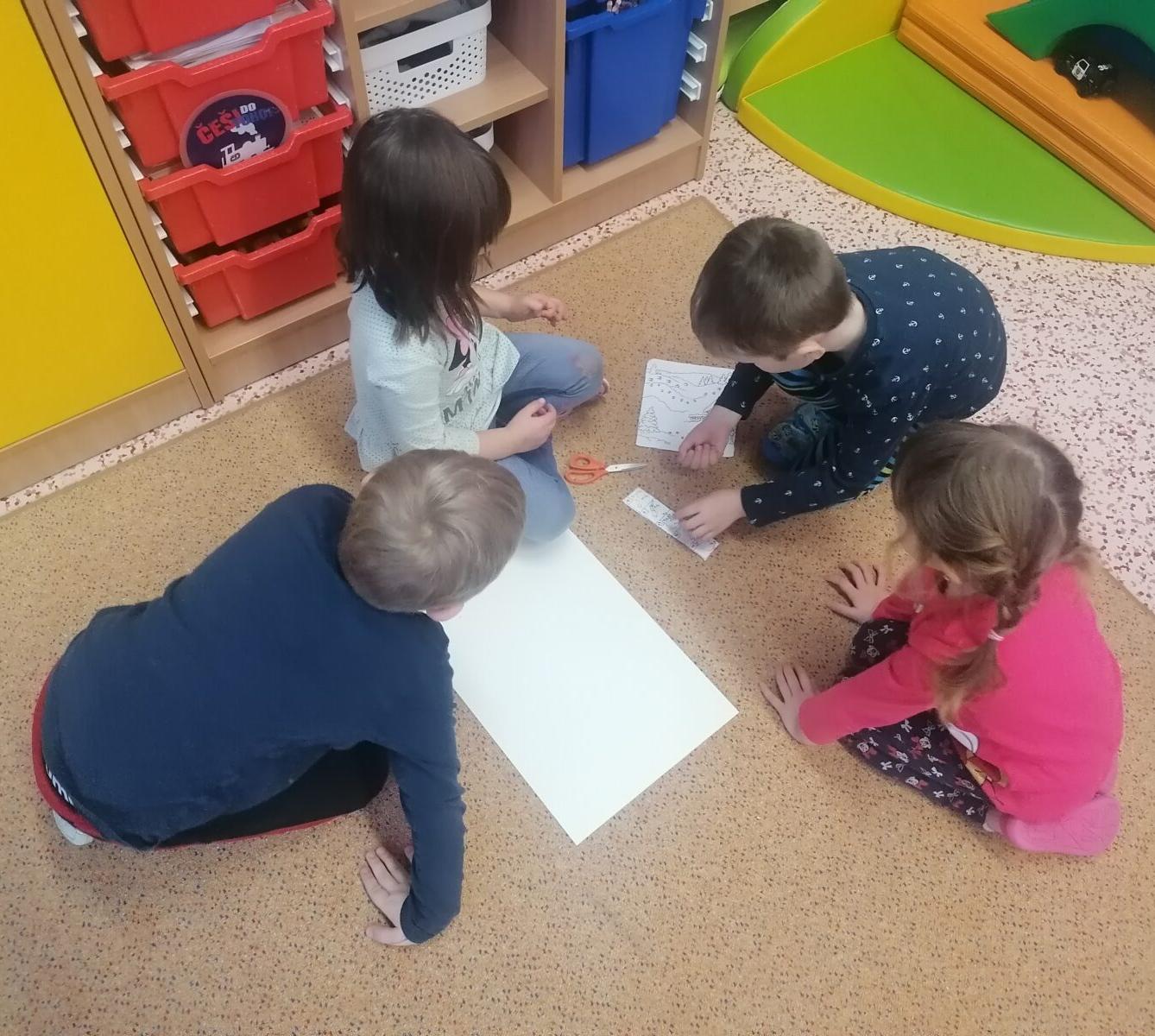 "Zvířátka a ptáčci v zimě" - skupinové práce :-) - 8