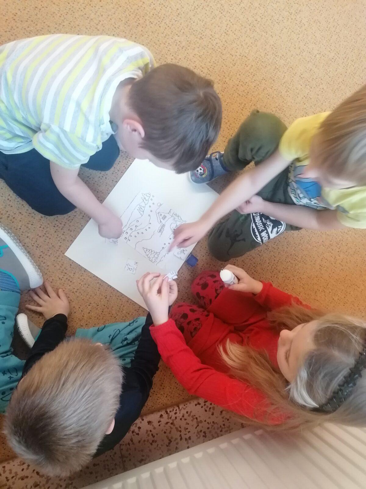 "Zvířátka a ptáčci v zimě" - skupinové práce :-) - 10