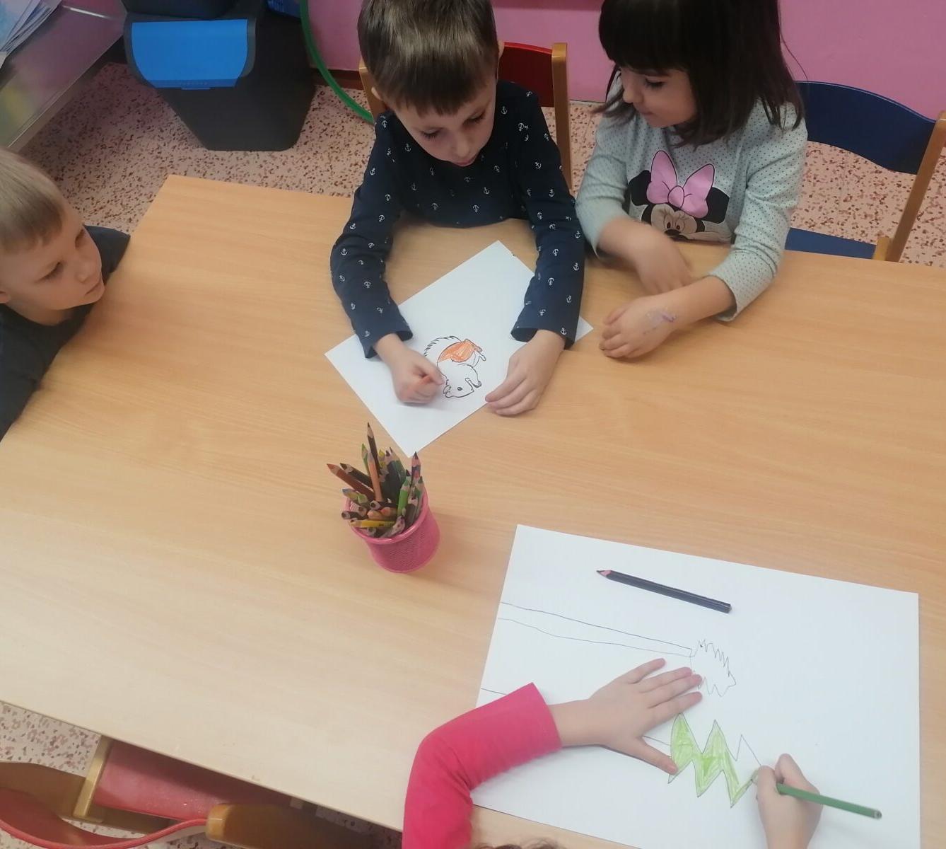 "Zvířátka a ptáčci v zimě" - skupinové práce :-) - 16