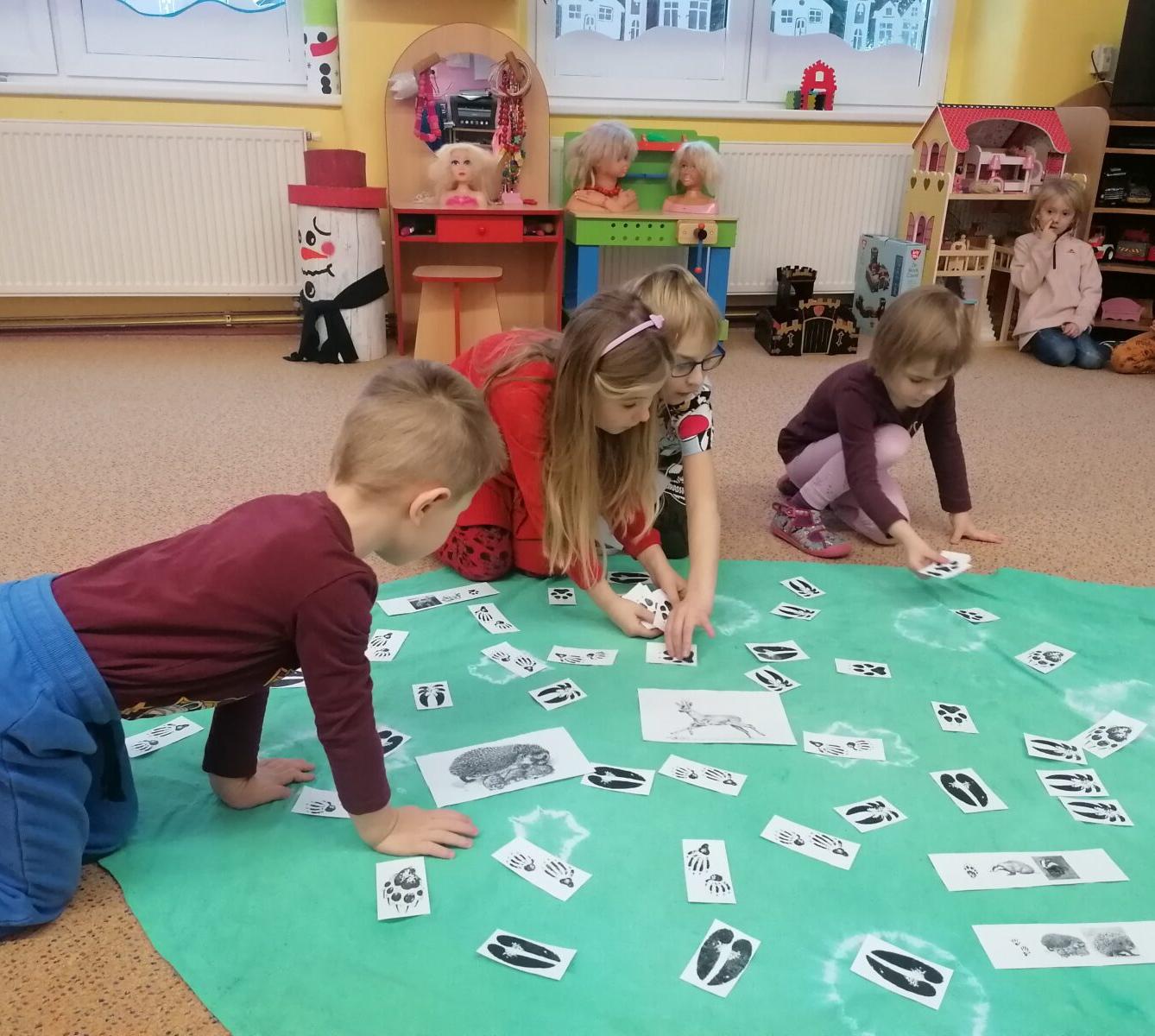 "Zvířátka a ptáčci v zimě" - skupinové práce :-) - 99