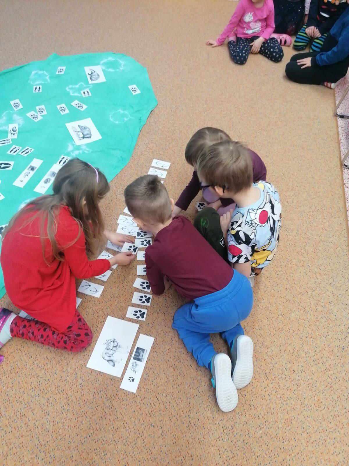 "Zvířátka a ptáčci v zimě" - skupinové práce :-) - 100