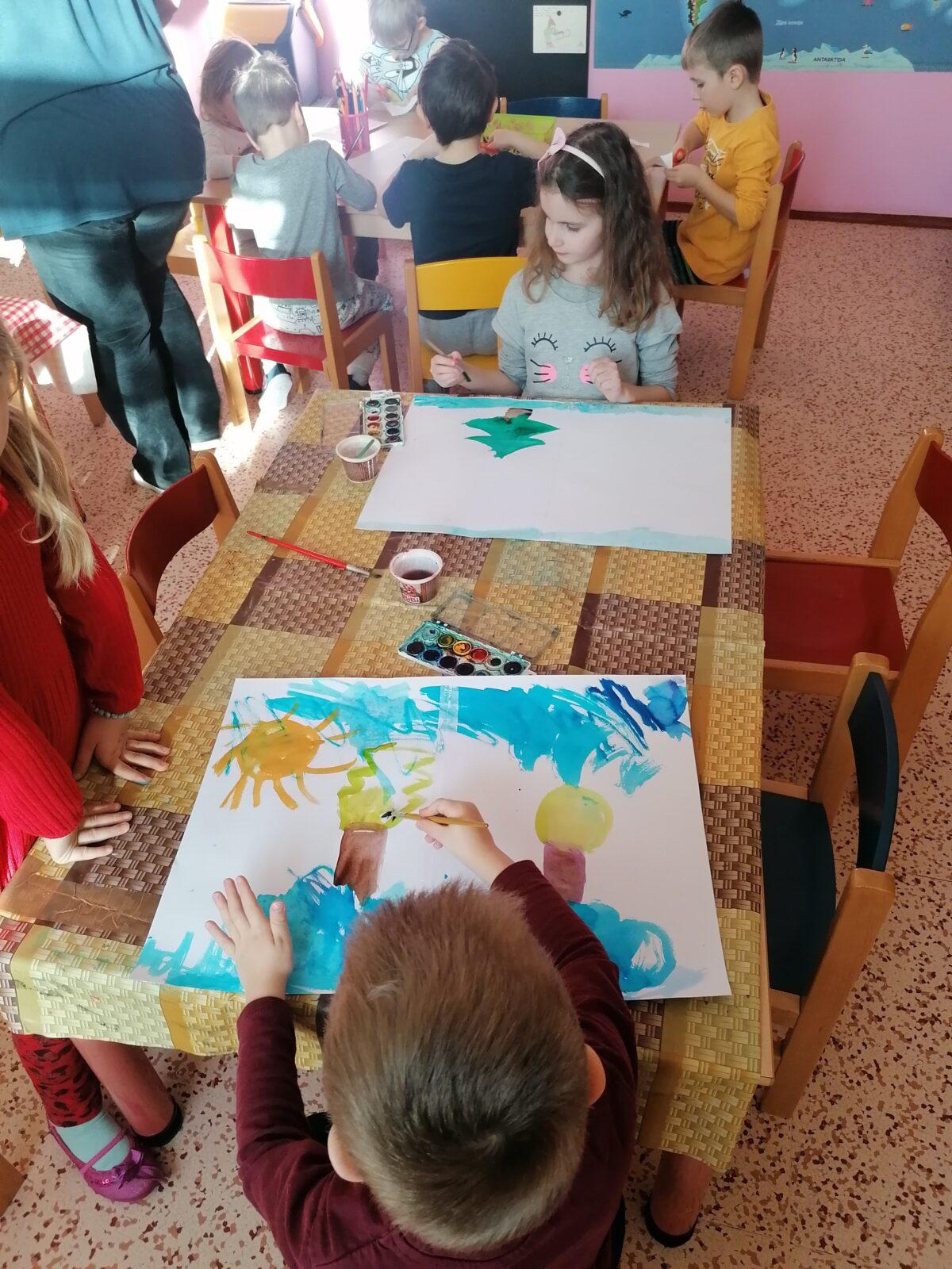 "Zvířátka a ptáčci v zimě" - skupinové práce :-) - 111