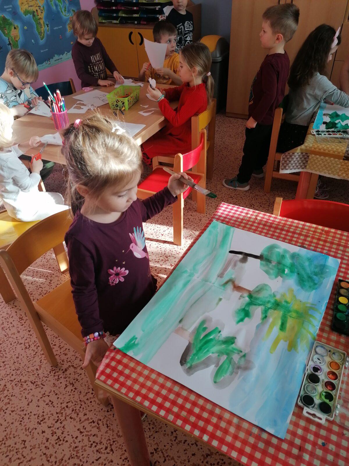 "Zvířátka a ptáčci v zimě" - skupinové práce :-) - 114