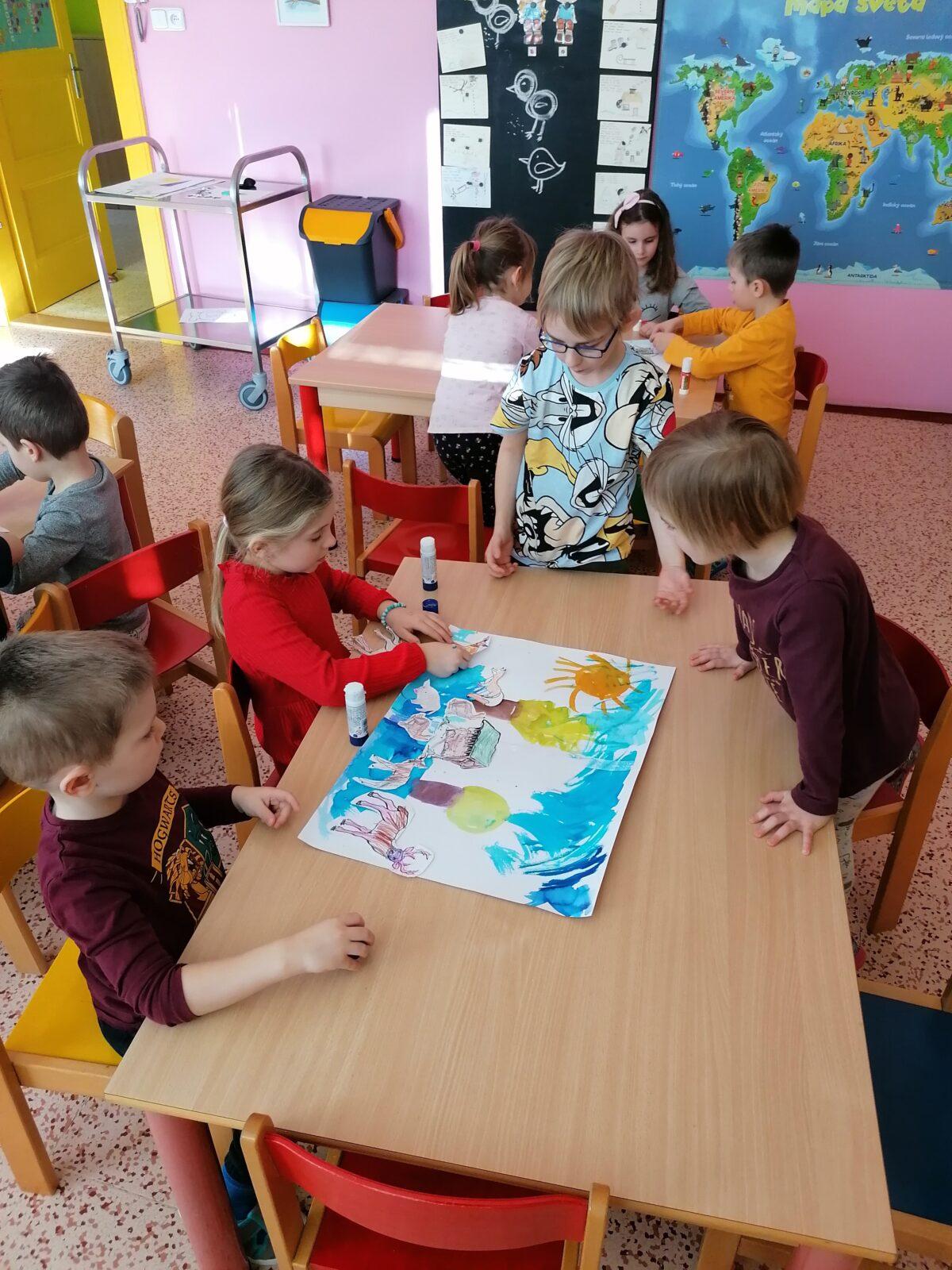 "Zvířátka a ptáčci v zimě" - skupinové práce :-) - 124