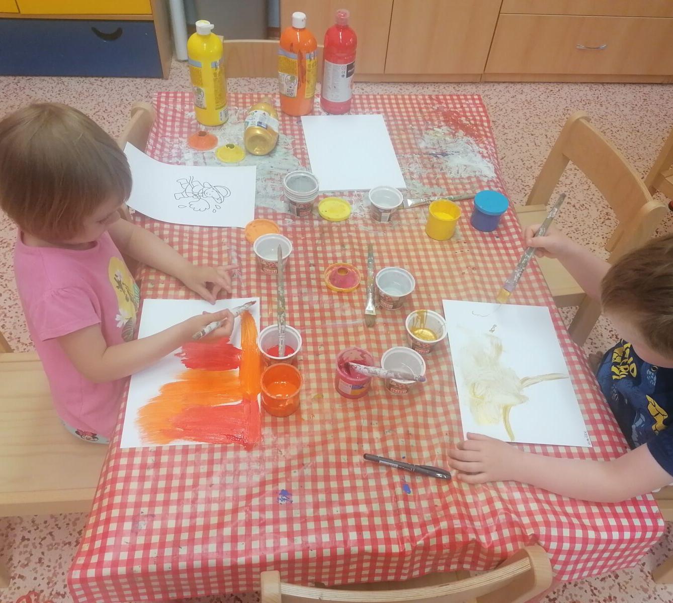 Tvořeníčko, tvoření: "Čím budu až vyrostu?", hasiči a malíři pokojů :-) - 4