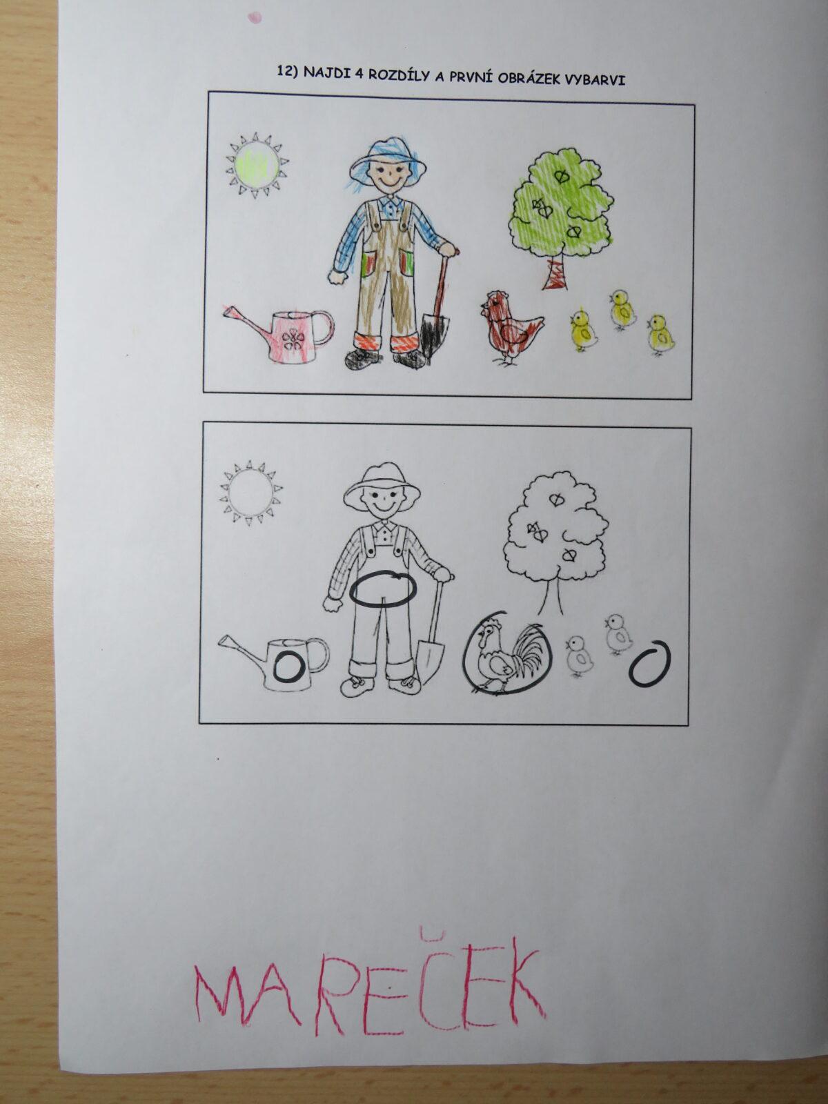 Distanční výuka v MŠ Kamarád (Ten dělá to a ten zas tohle:-)) - 76