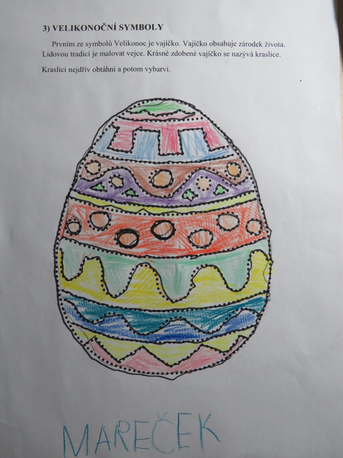 Distanční výuka MŠ kamarád - "MALOVANÉ VAJÍČKO" - předškoláci - 26