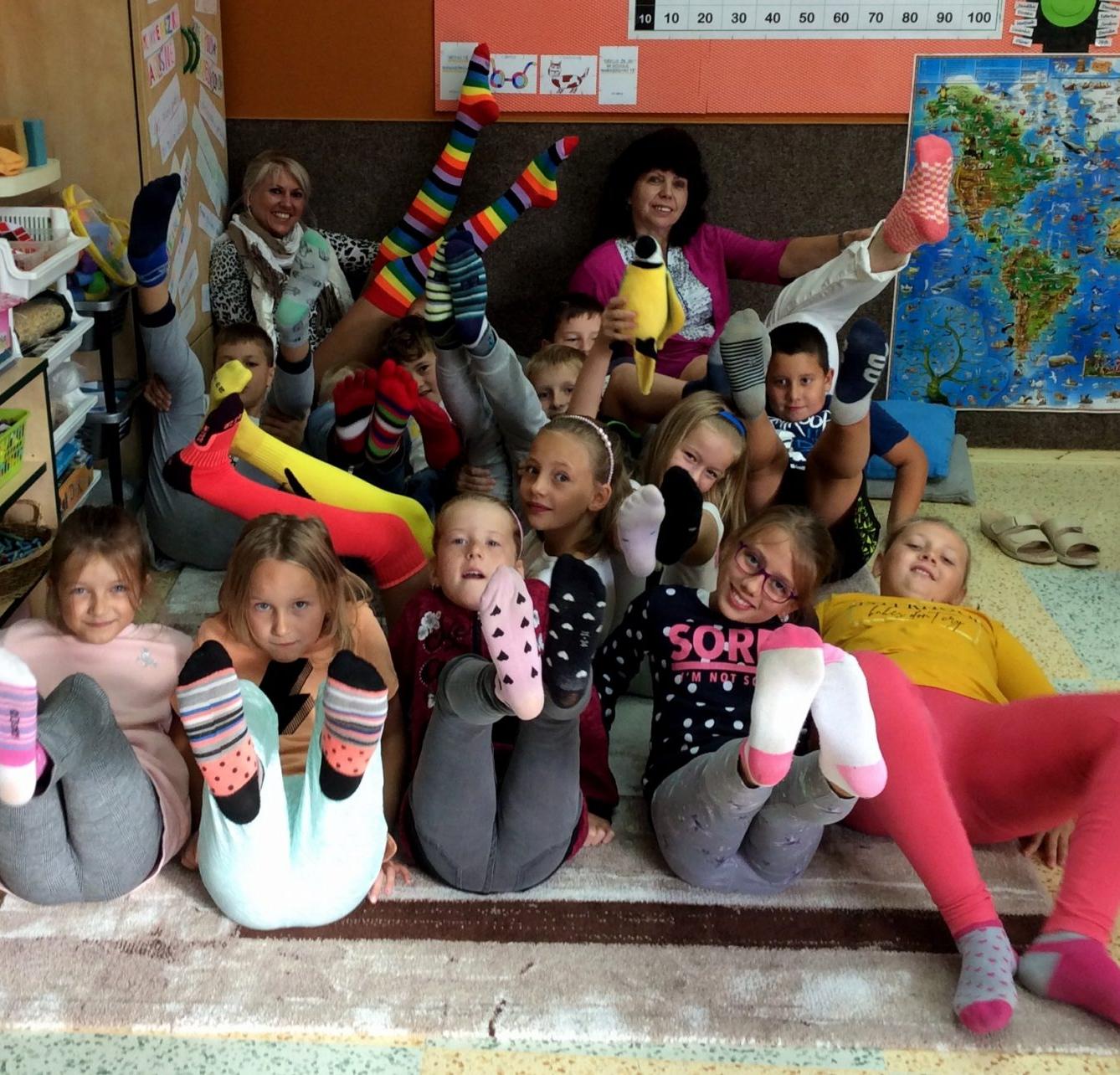 16. 9. Ponožkový den na I. stupni - 1