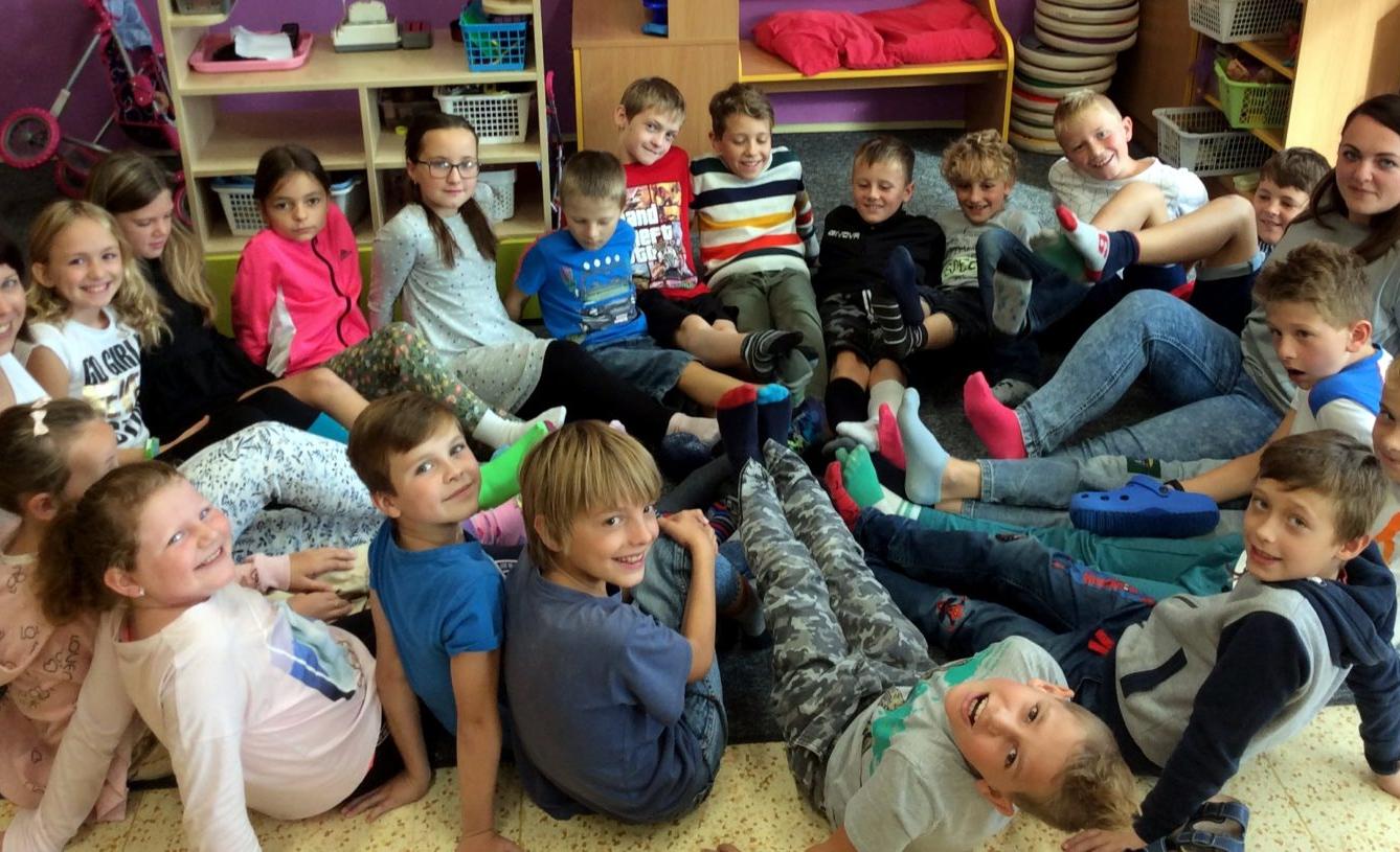 16. 9. Ponožkový den na I. stupni - 6