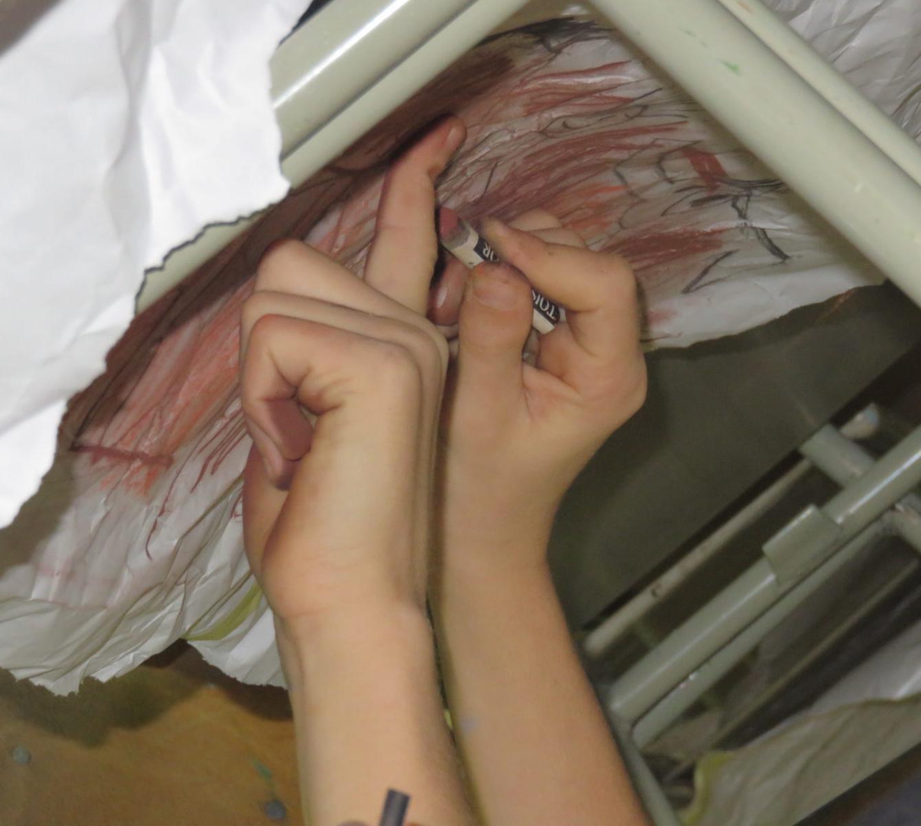 Výtvarná výchova v 6. třídě - pravěké umění - 11