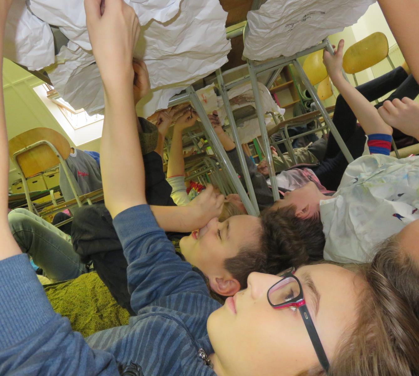 Výtvarná výchova v 6. třídě - pravěké umění - 12