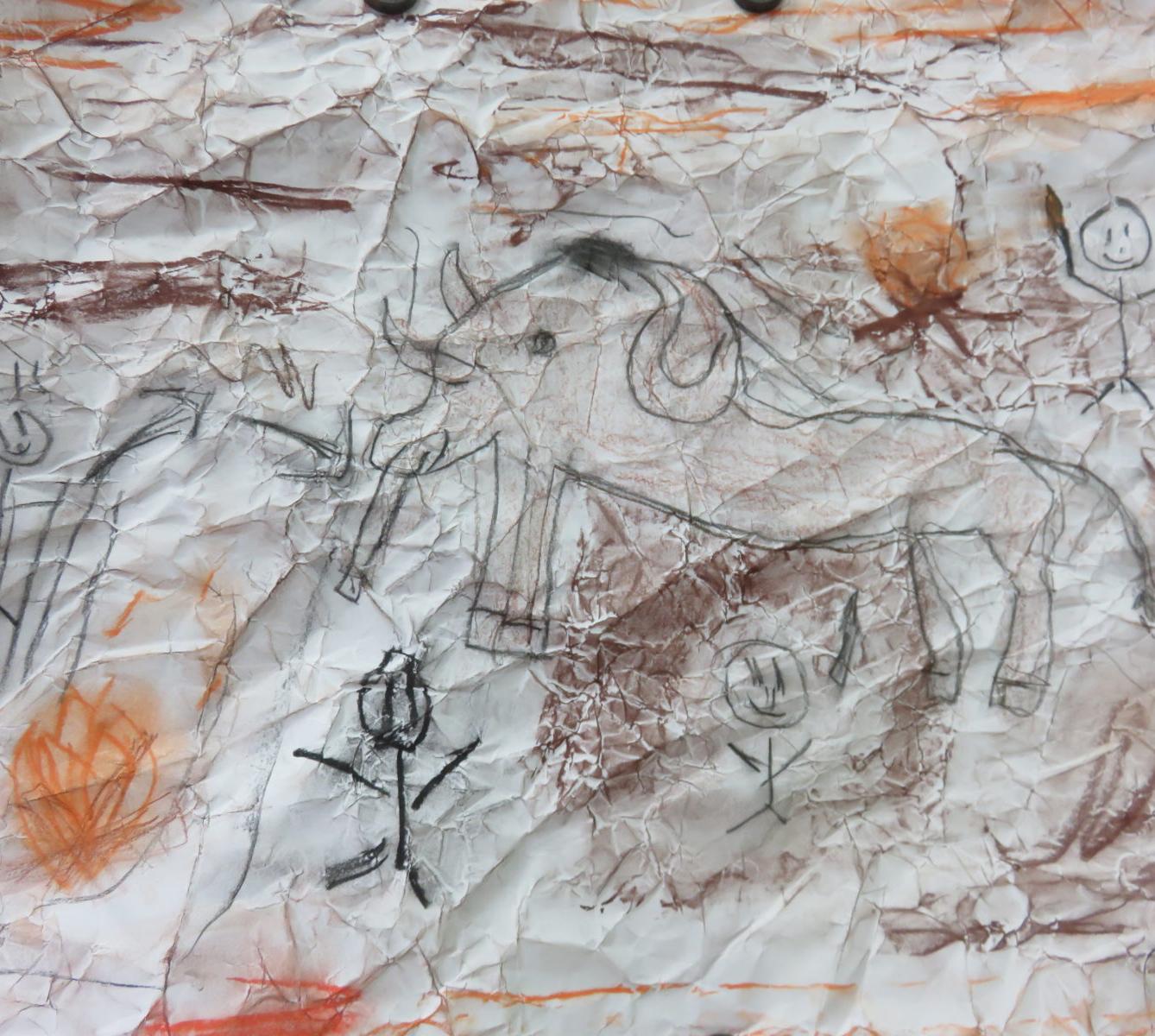 Výtvarná výchova v 6. třídě - pravěké umění - 15