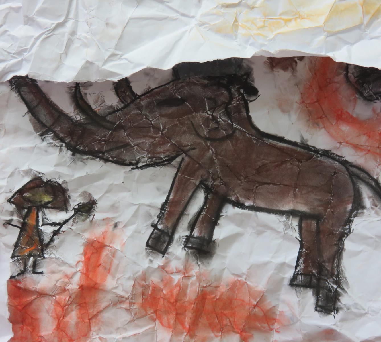 Výtvarná výchova v 6. třídě - pravěké umění - 17