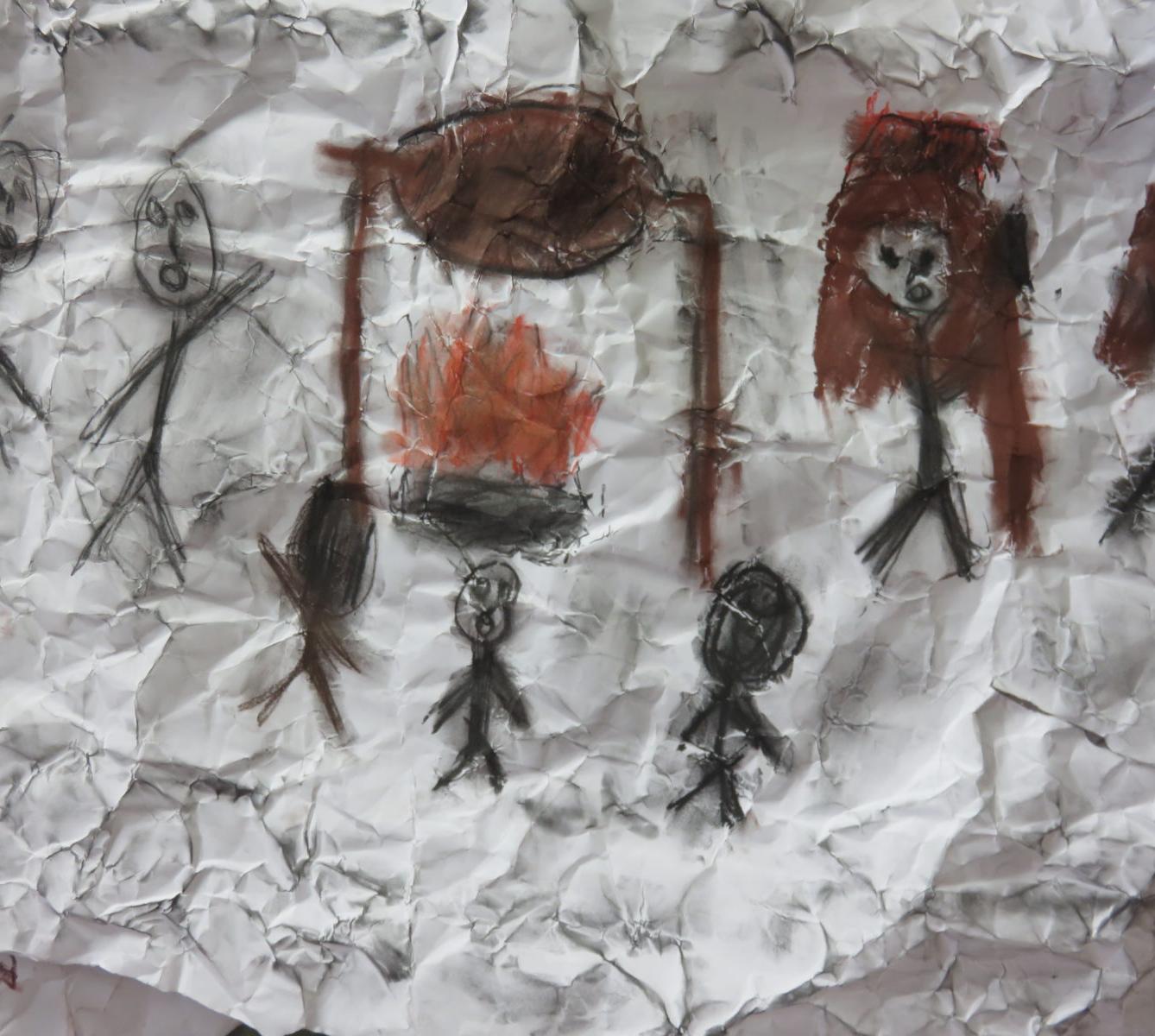 Výtvarná výchova v 6. třídě - pravěké umění - 19