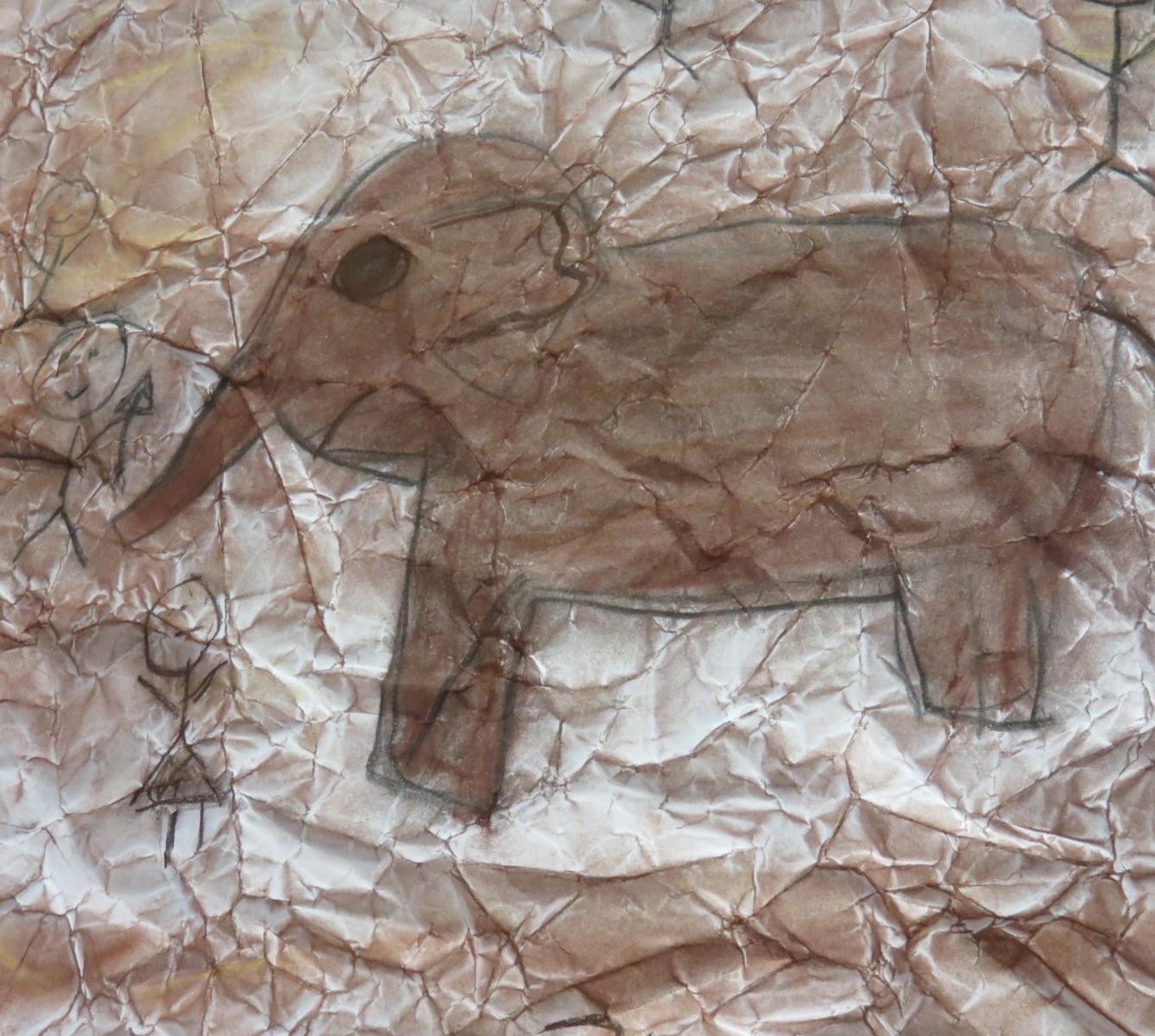 Výtvarná výchova v 6. třídě - pravěké umění - 20