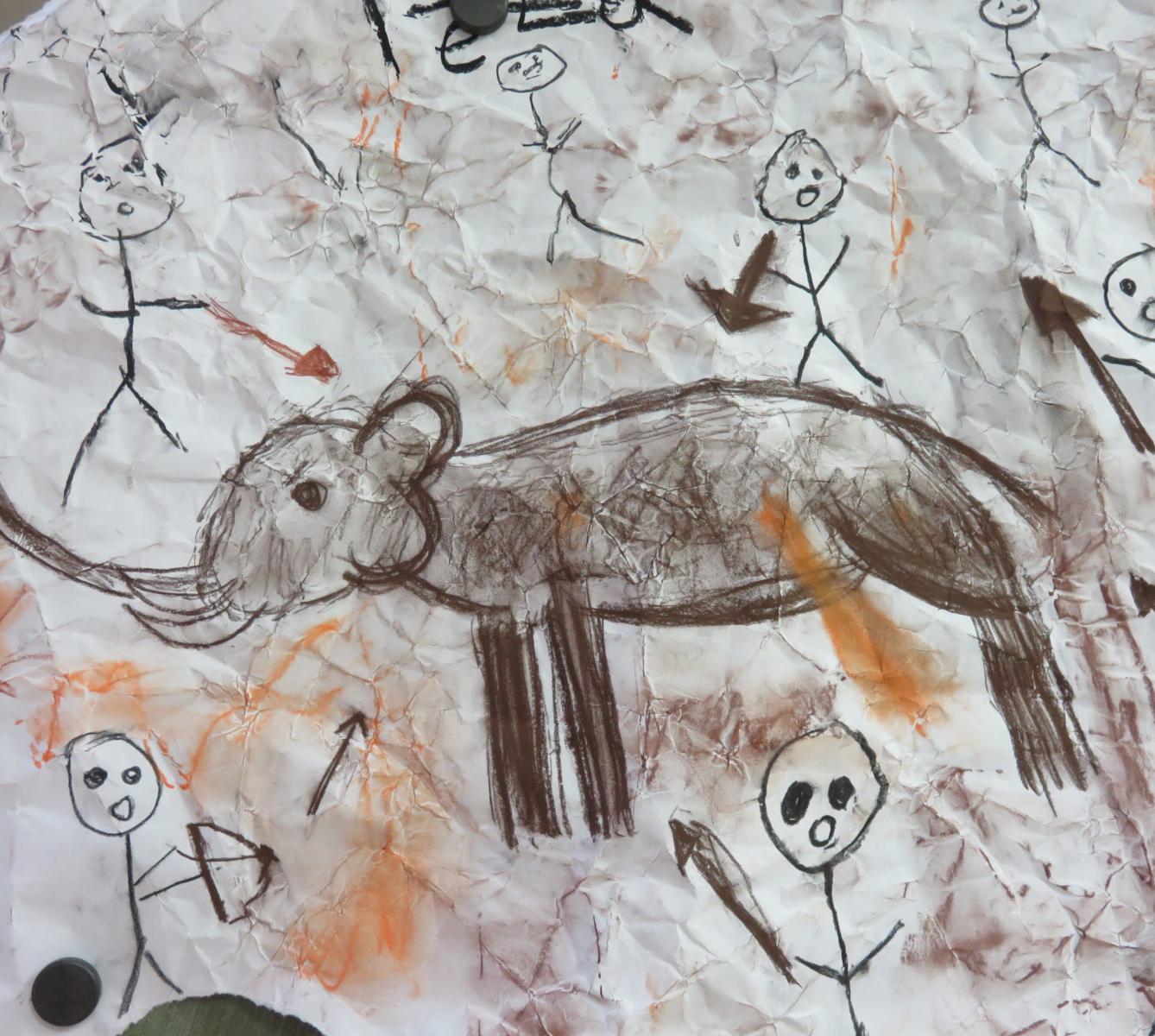 Výtvarná výchova v 6. třídě - pravěké umění - 21