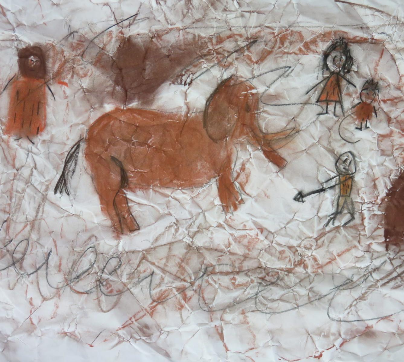 Výtvarná výchova v 6. třídě - pravěké umění - 22