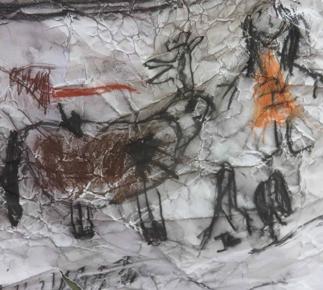 Výtvarná výchova v 6. třídě - pravěké umění - 23