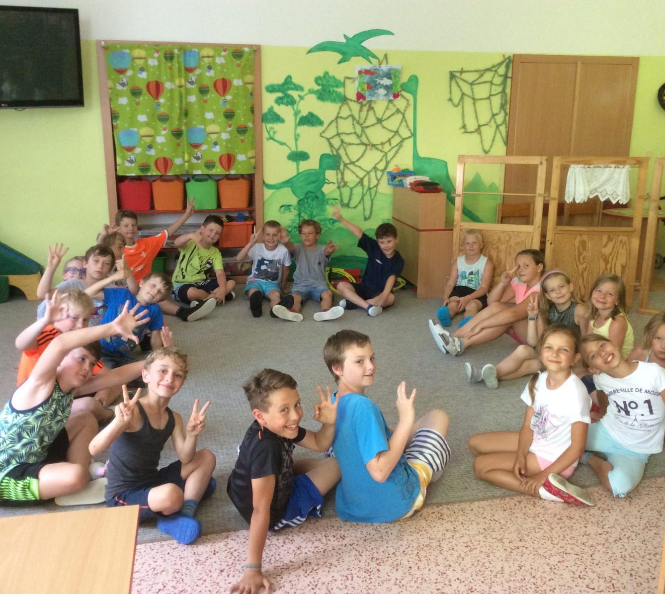 Slavnostní ukončení ve družince - 2