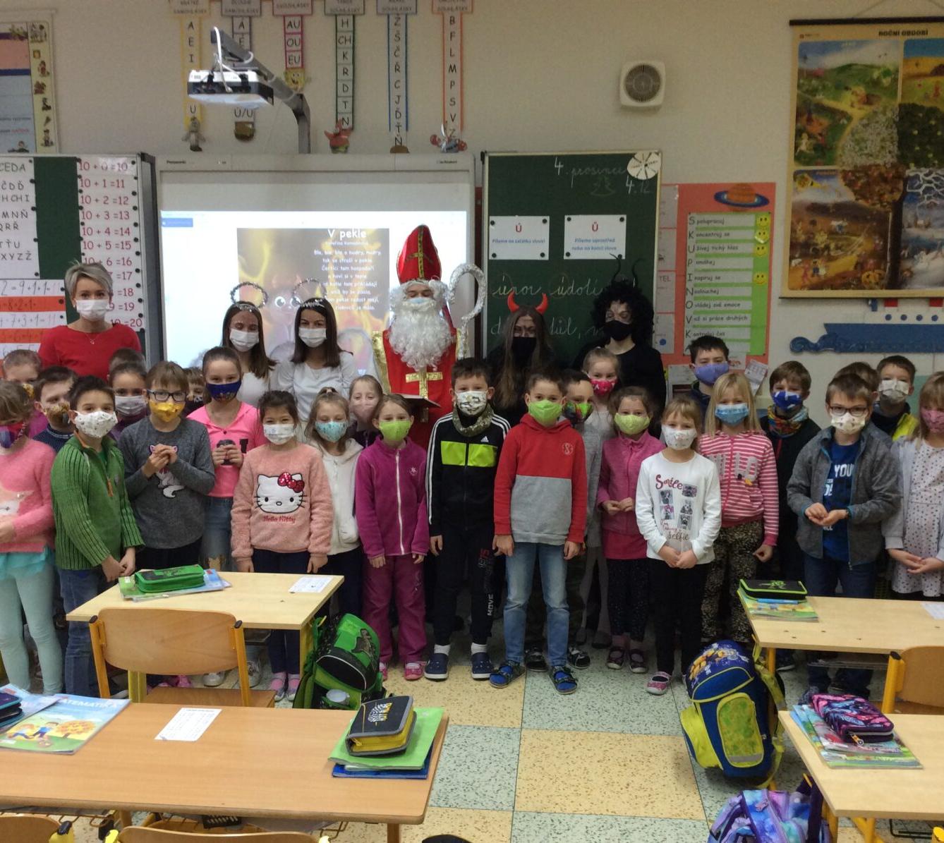 Mikuláš, andělé a čerti na 1. stupni - 4