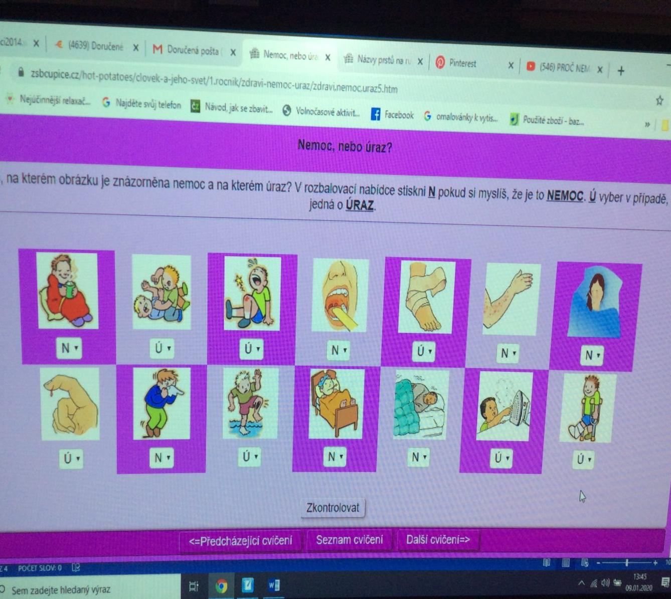 II. oddělení LEDEN - 19