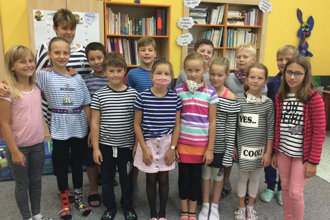 Barevný týden - pruhovaný čtvrtek