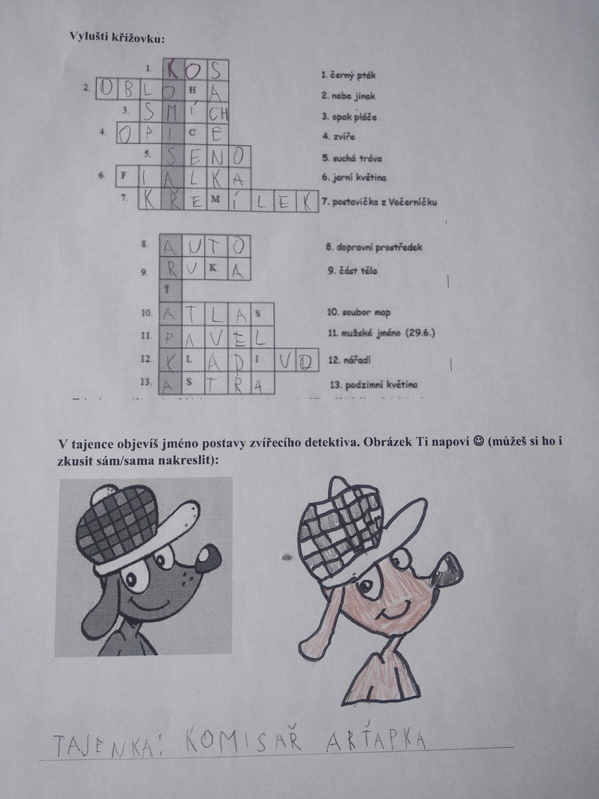 Distanční výuka ve třetí třídě 5. 2. - 3