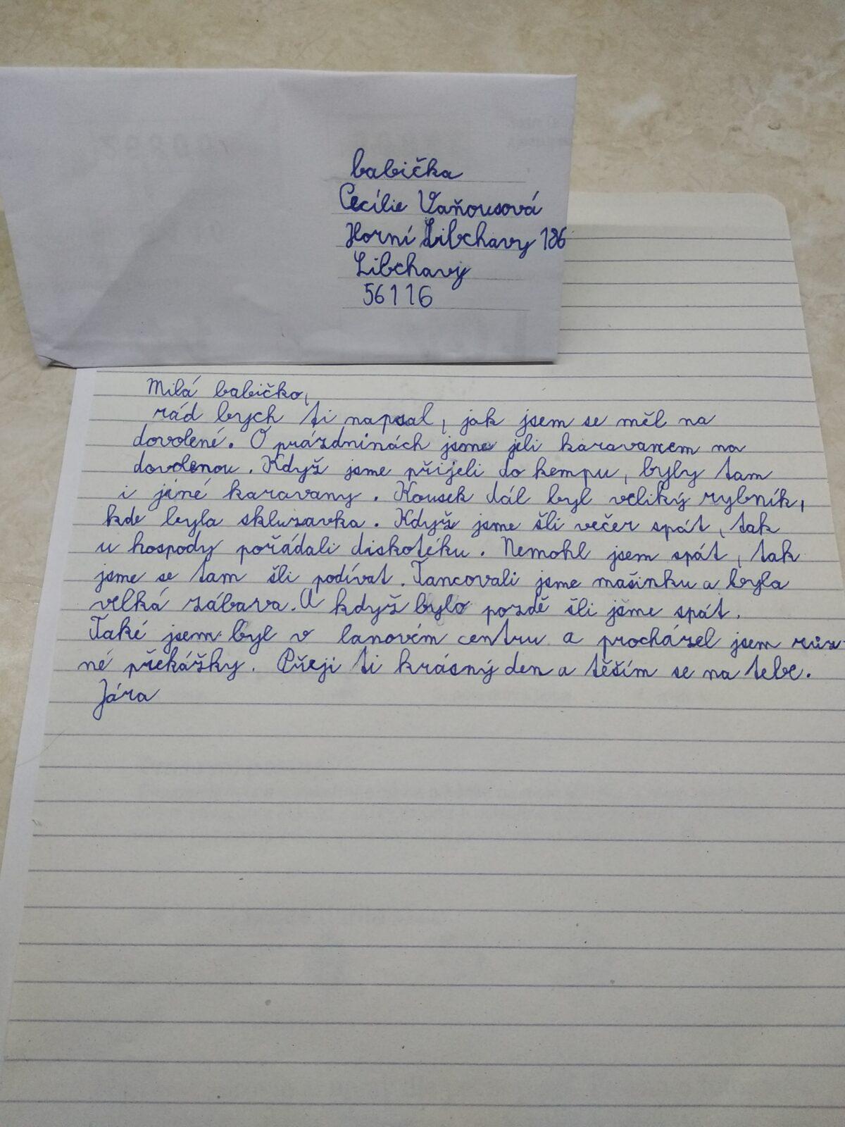 Distanční výuka ve třetí třídě 19. 3. - 17