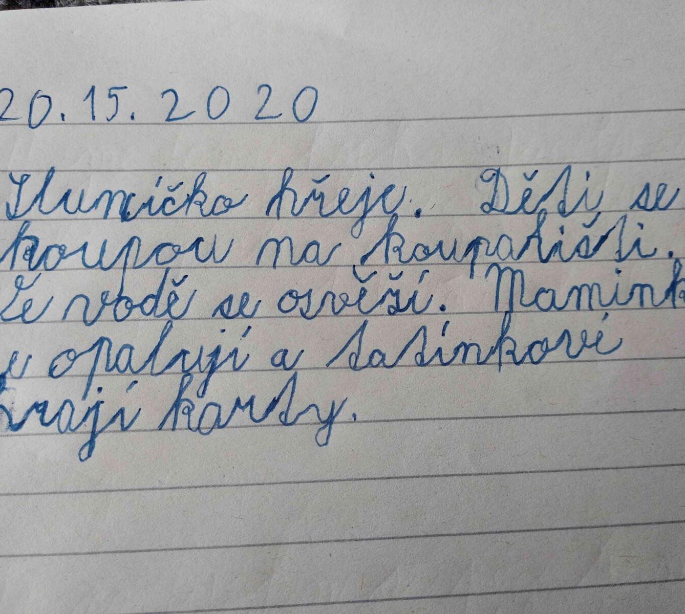 Výstupy druháčků z domácího učení 21. 5. - 1