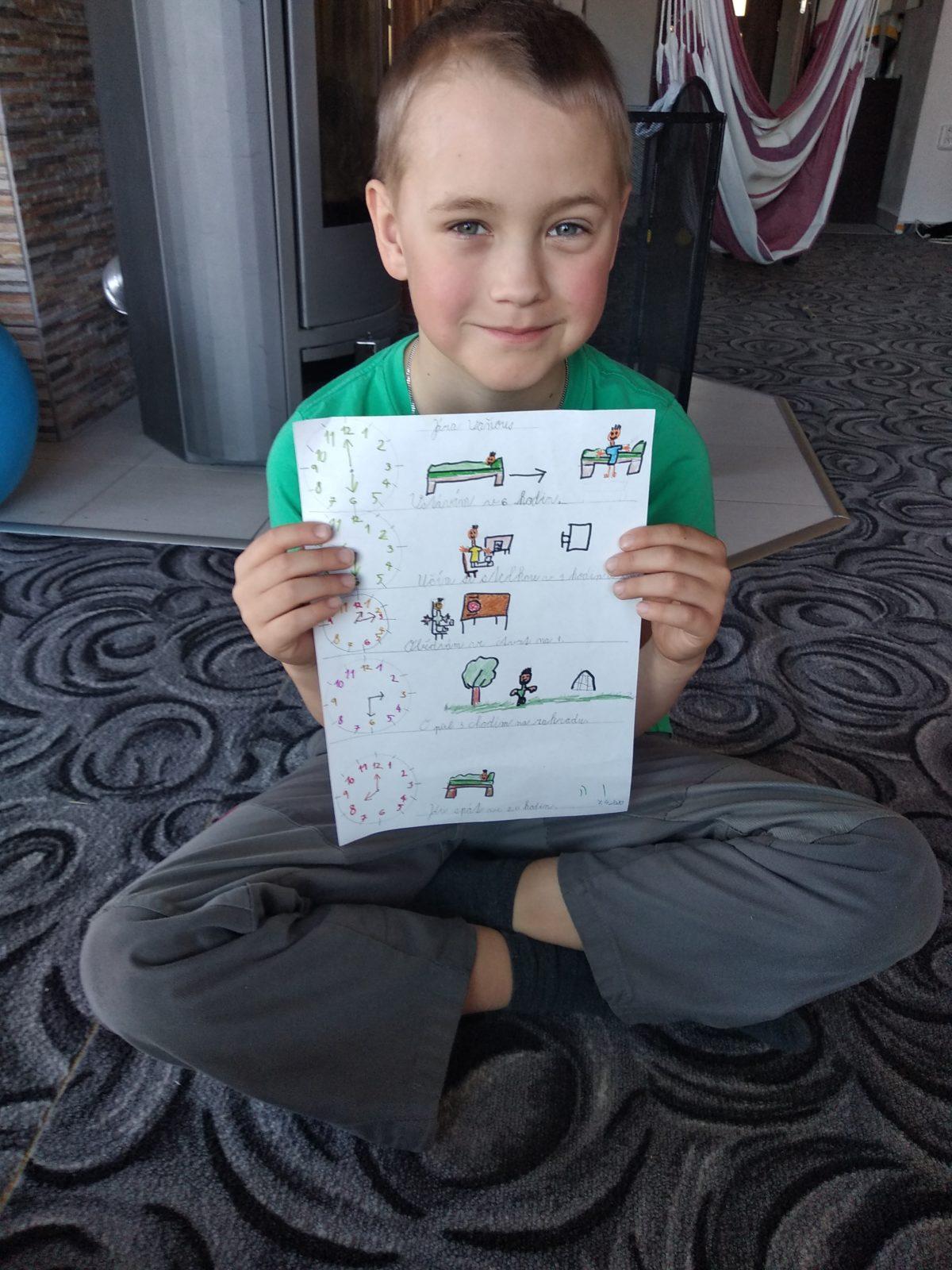 Výstupy druháčků z domácího učení 5. 5. - 11