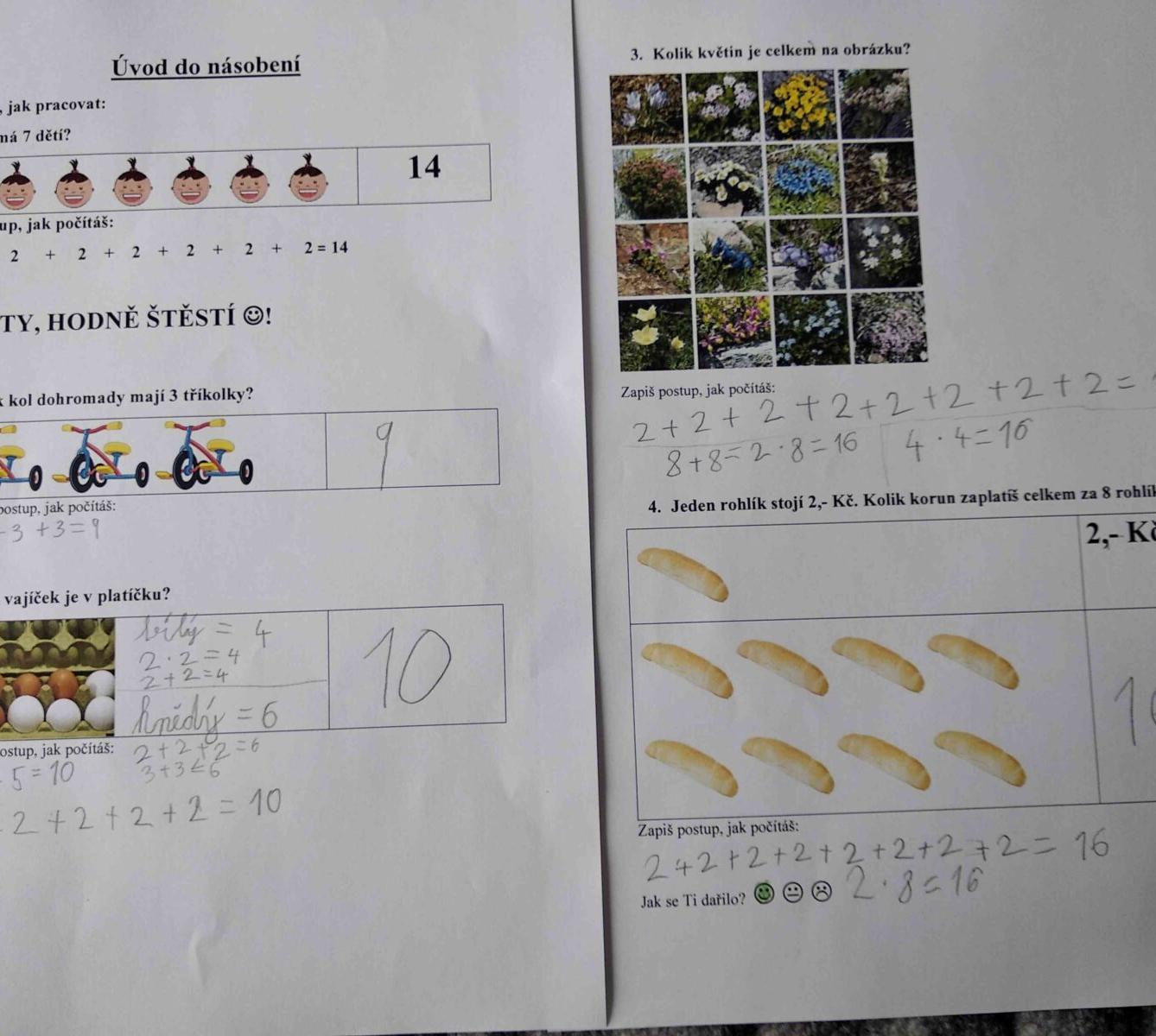 Výstupy druháčků z domácího učení 21. 5. - 2