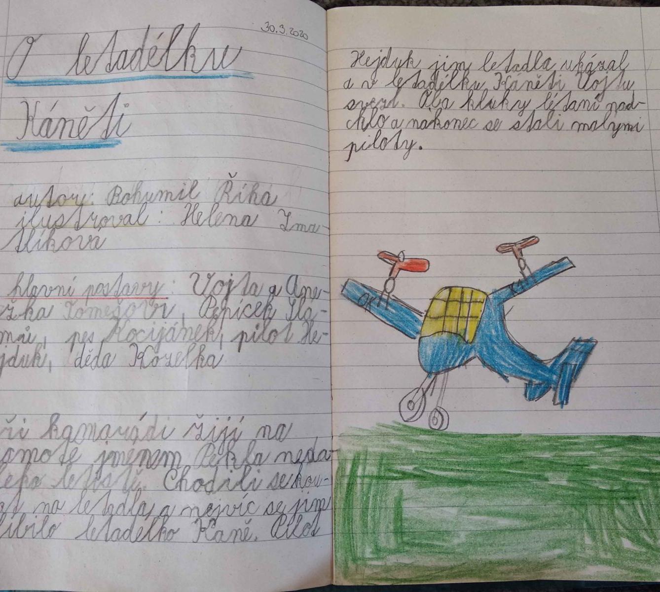 Výstupy druháčků z domácího učení 1. 4. - 2