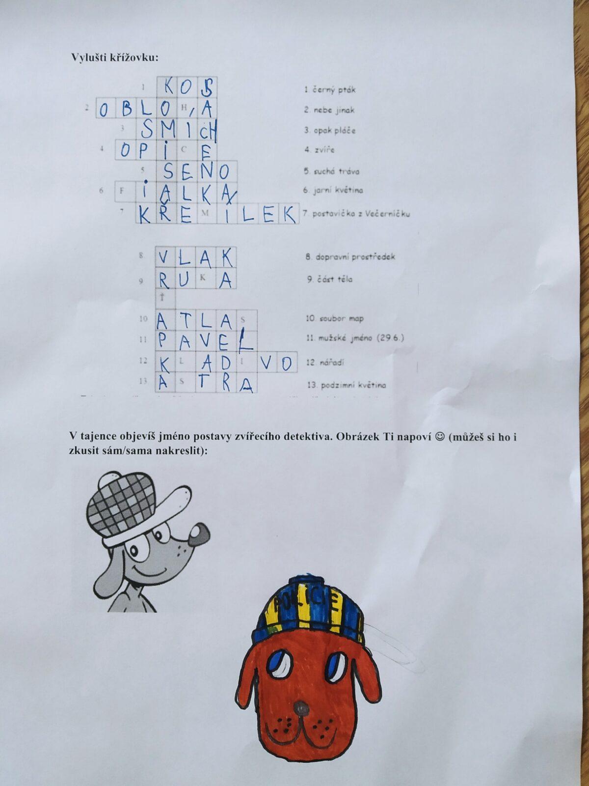 Distanční výuka ve třetí třídě 5. 2. - 6