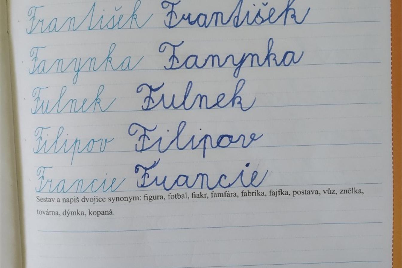 Výstupy druháčků z domácího i školního učení 19. 6.