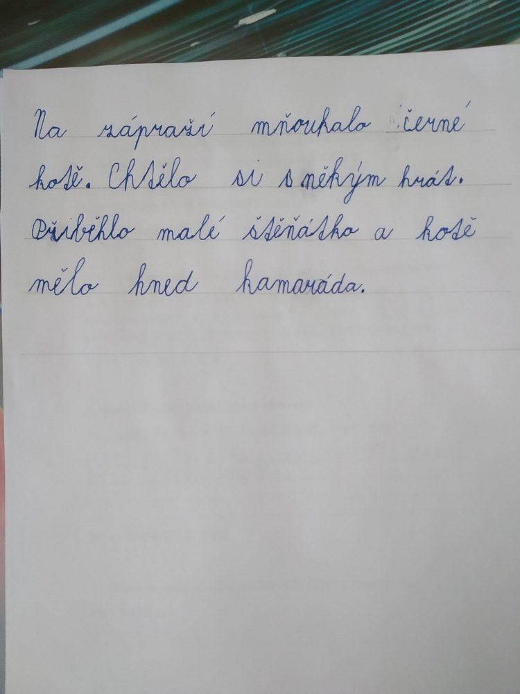Výstupy druháčků z domácího učení 26. 4. - 6
