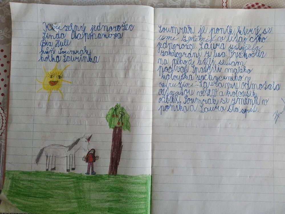 Výstupy druháčků z domácího učení 14. 4. - 12