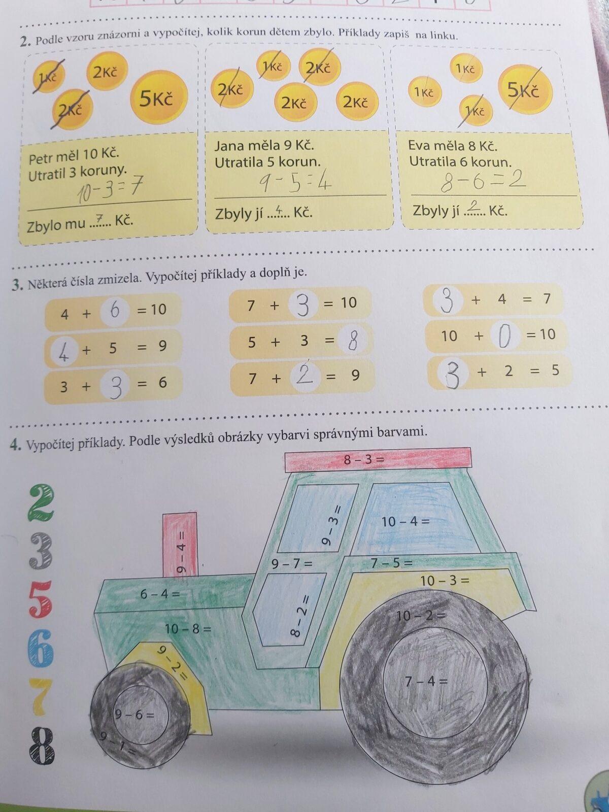 14. 3. distanční výuka u prvňáčků - 17