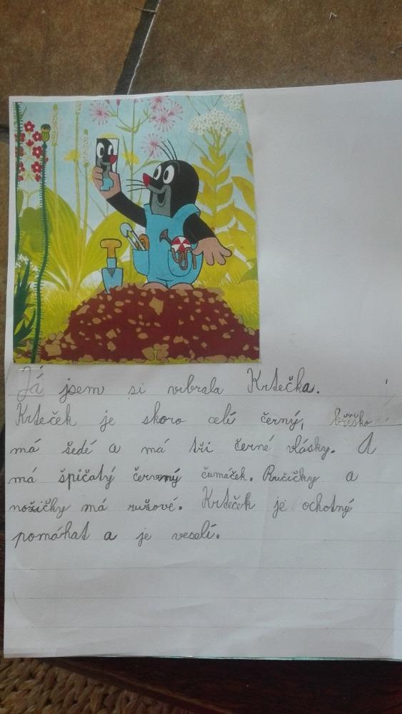 Výstupy druháčků z domácího učení 22. 4. - 11