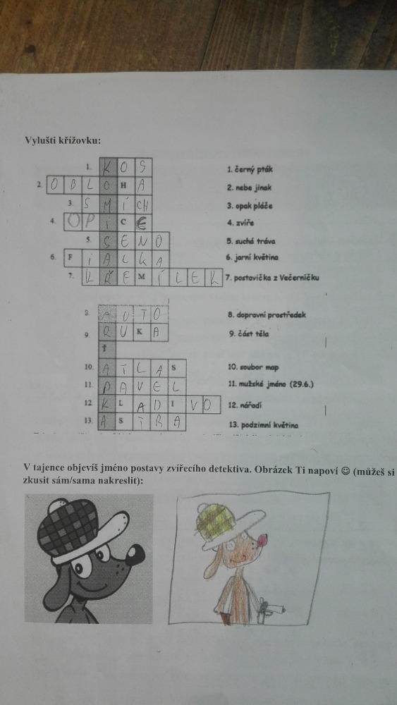 Distanční výuka ve třetí třídě 5. 2. - 8