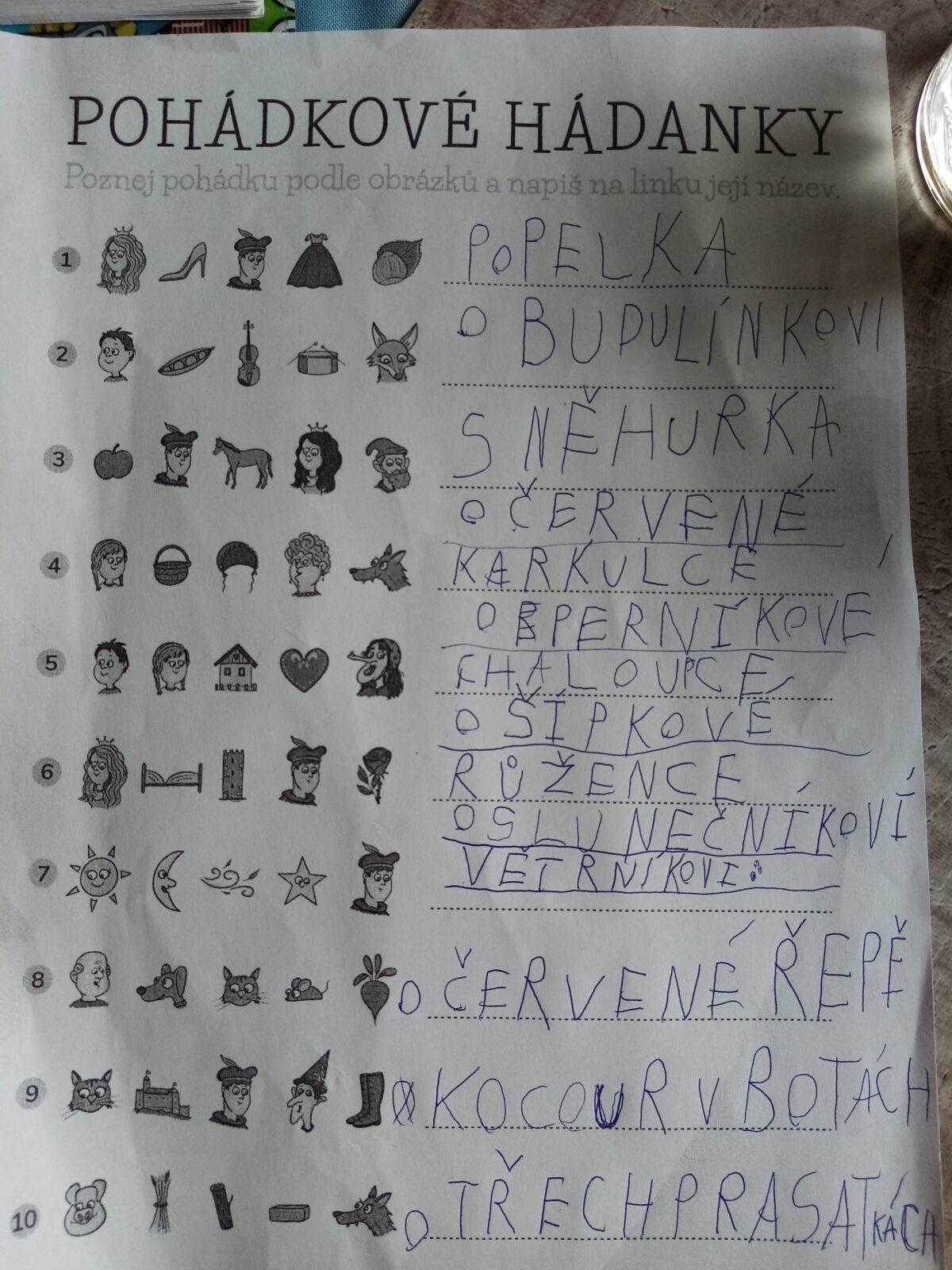 Domškoláctví u prvňáků - 10