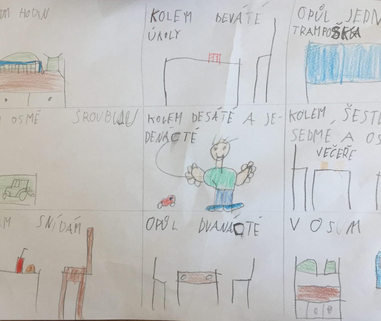 Výstupy druháčků z domácího učení 8. 4. - 13