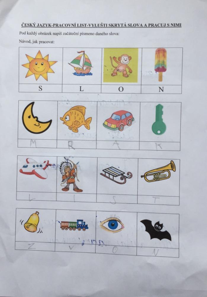 Výstupy druháčků z domácího i školního učení 5. 6. - 18