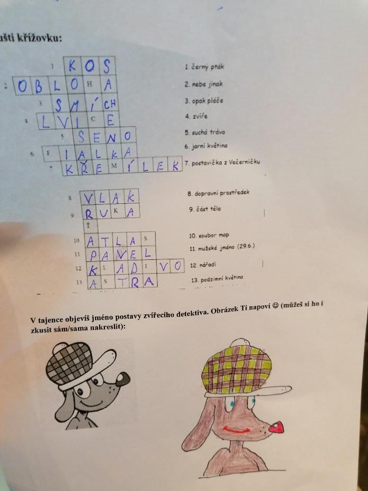 Distanční výuka ve třetí třídě 5. 2. - 11