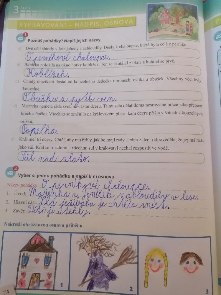 Distanční výuka ve třetí třídě 13. 11. - 40