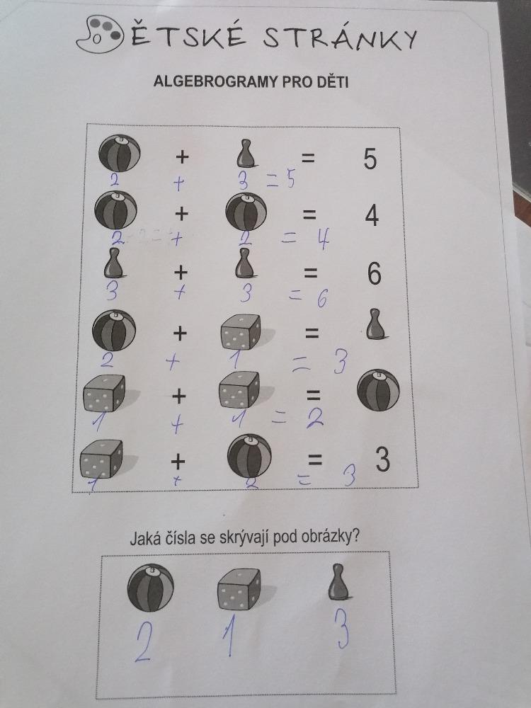 Výstupy druháčků z domácího učení 29. 4. - 9