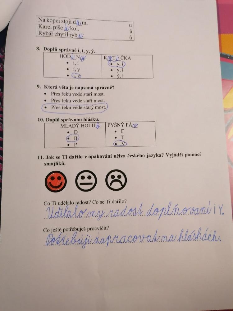 Výstupy druháčků z domácího učení 12. 5. - 22