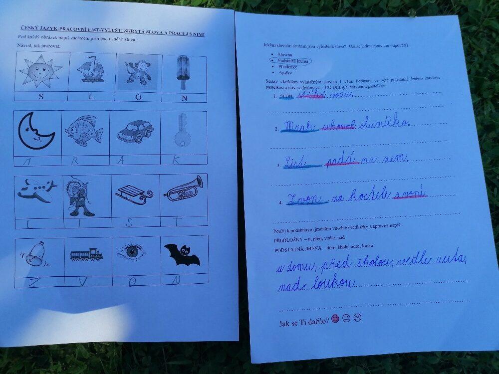 Výstupy druháčků z domácího i školního učení 5. 6. - 27