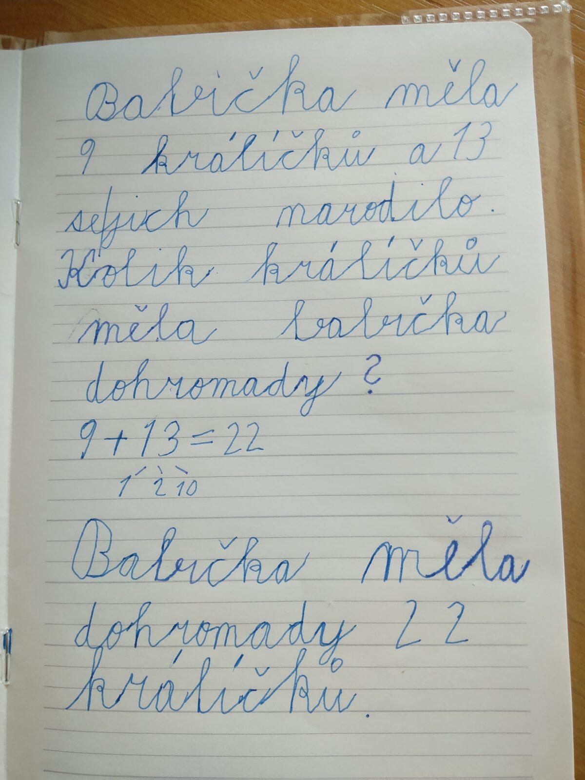 Domškoláctví u prvňáků - 19